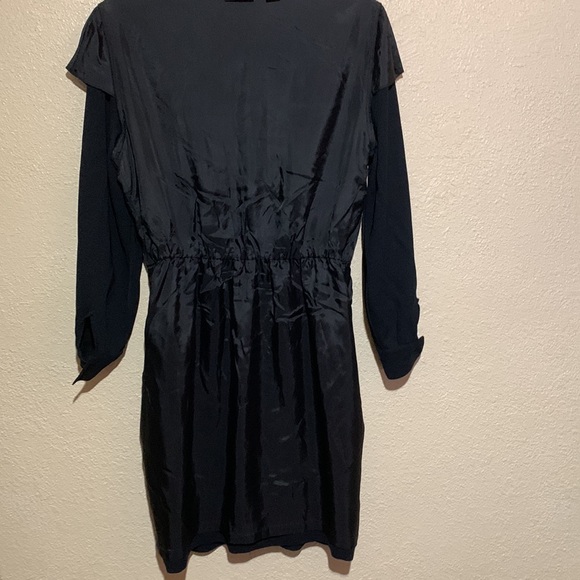 Collection Point of View Black Dress Long Sleeve Size 16 Fully Lined - Picture 15 of 16